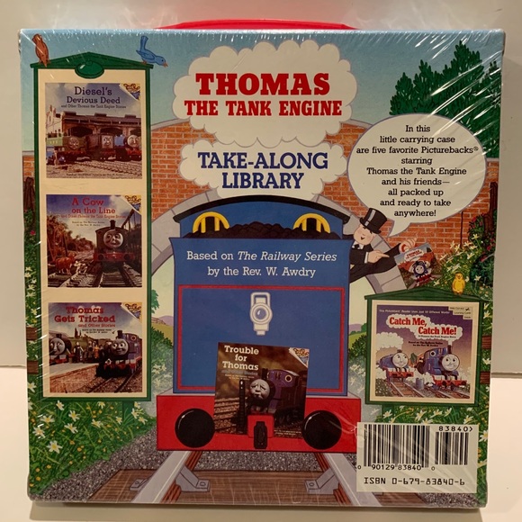 NWT THOMAS THE TANK ENGINE TAKE- ALONG LIBRARY. - Picture 3 of 9